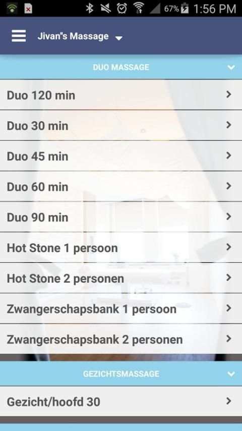 Jivan's Massage screenshot 3