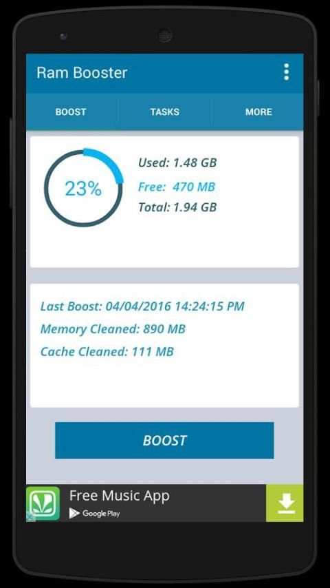 Ram Booster(Clean Master) screenshot 4