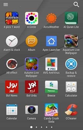 Z5 Launcher Tema screenshot 2
