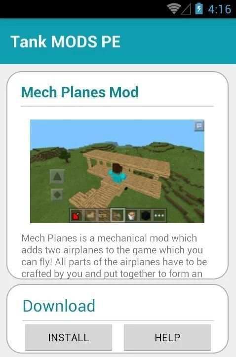 Tank MODS PE screenshot 1