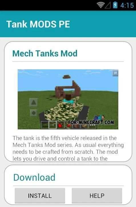 Tank MODS PE screenshot 3