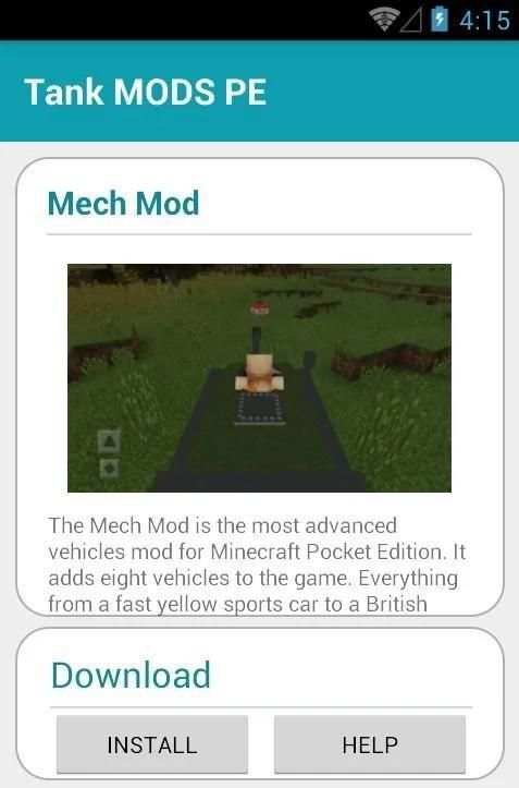 Tank MODS PE screenshot 2
