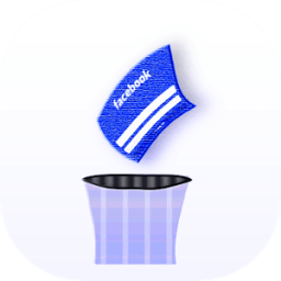 Delete Facebook أيقونة