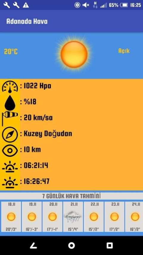 Adanada Hava screenshot 4