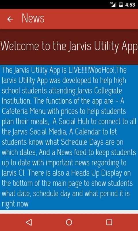 Jarvis Utility App screenshot 1