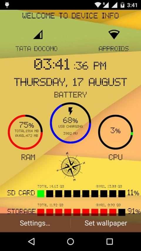 Device Info Live Wallpaper screenshot 4