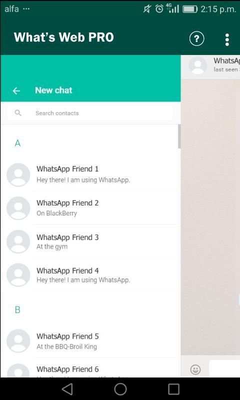 WhatsWeb screenshot 2
