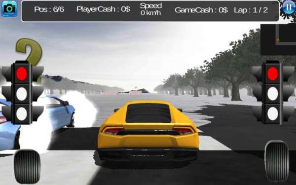 Snow Car Racing 8 تصوير الشاشة