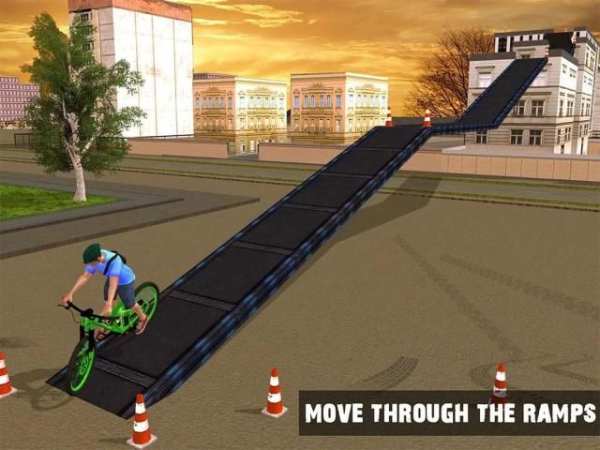 Rooftop BMX Bicycle Stunts screenshot 7