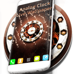 Analog Clock Live Wallpaper أيقونة