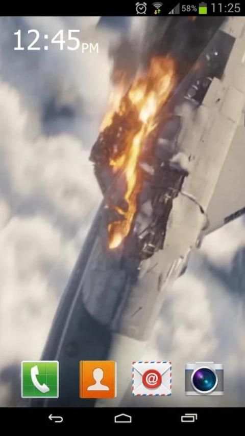 Plane crash!!! Live Wallpaper screenshot 2
