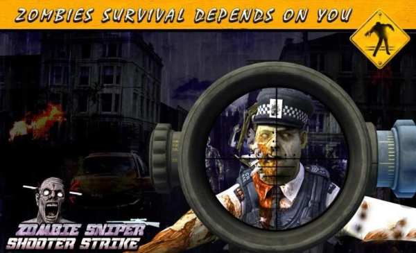 Zombie Sniper Shooter Strike screenshot 4
