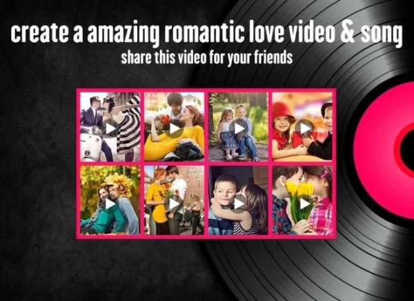 Love Video Maker with Music скриншот 1