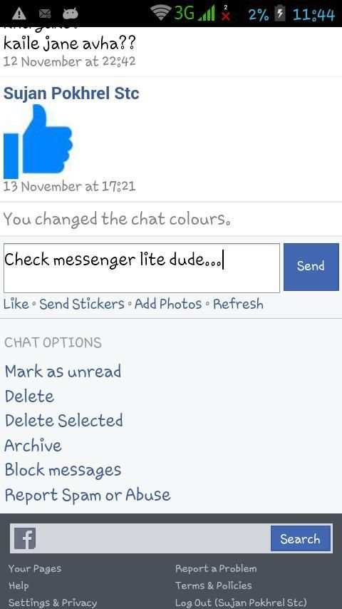 Messenger Lite Extreme screenshot 1