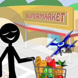Stickman Supermarket иконка