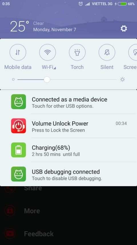 Volume Unlock Power Button Fix screenshot 2