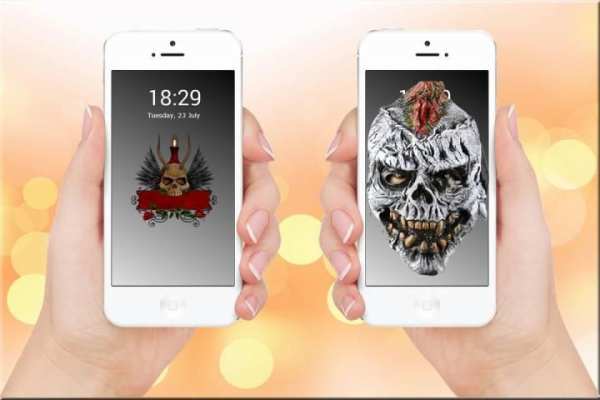 Skull Screen Lock screenshot 4