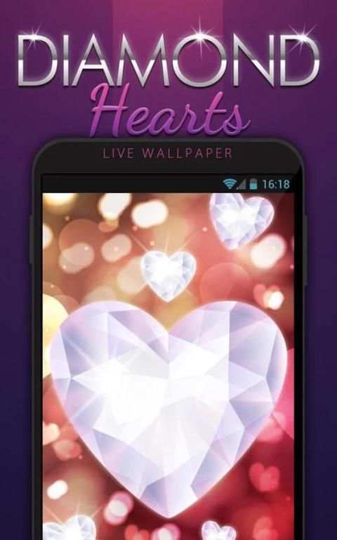Diamond Heart Live Wallpaper screenshot 6