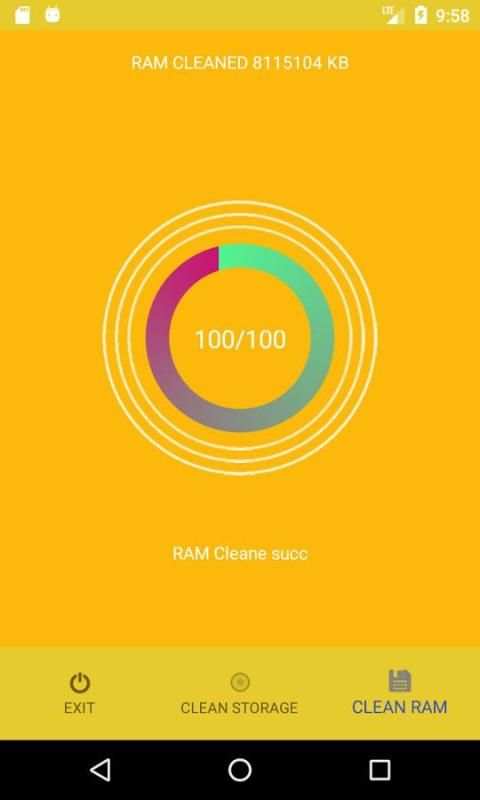 Rapid Master Cleaner Android screenshot 1