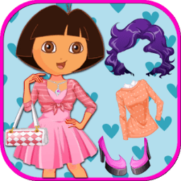 Little Dora Dress up Game иконка