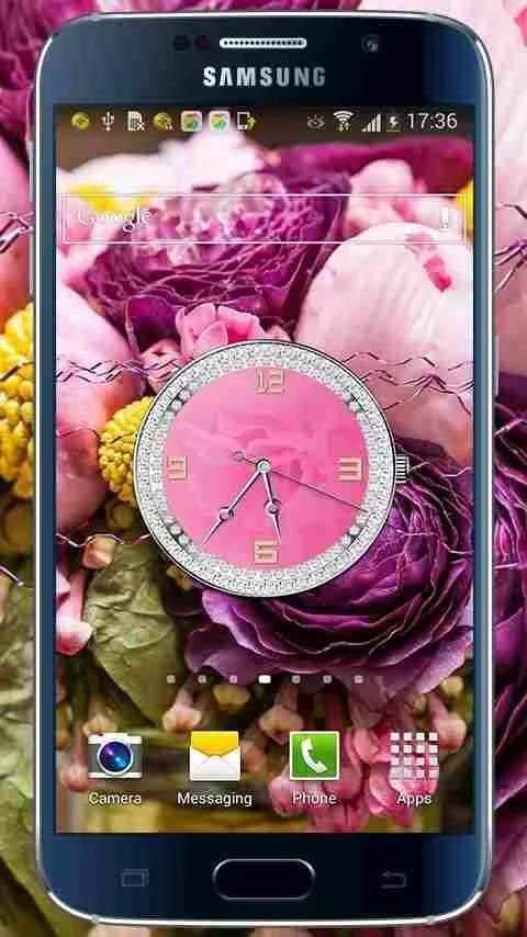 Female themes-ClockWidget 2 تصوير الشاشة