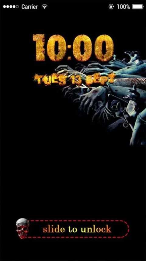 Applock Theme Hand Hell скриншот 2
