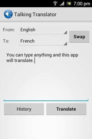Talking Translator Pro 5 تصوير الشاشة