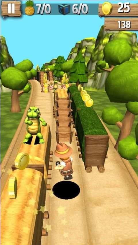 Endless Frontier Temple run स्क्रीनशॉट 3