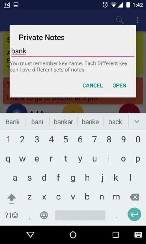 Lock-Hide Note स्क्रीनशॉट 3