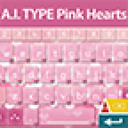 A.I. Type Keyboard Pink Hearts иконка