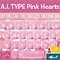 A.I. Type Keyboard Pink Hearts on 9Apps