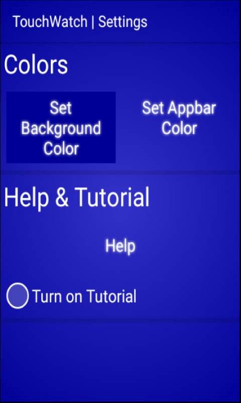 TouchWatch Freetry screenshot 1