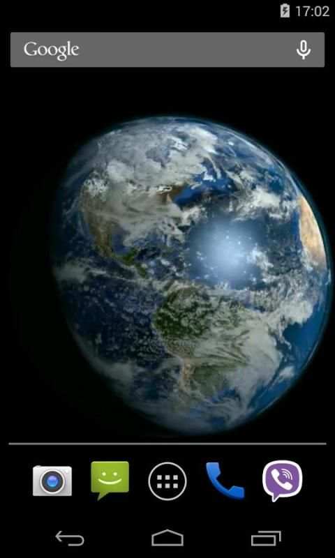 Earth Video Live Wallpaper screenshot 1