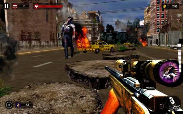 Zombie Sniper Assault War screenshot 3