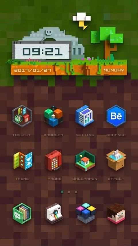 Mini World Theme स्क्रीनशॉट 1