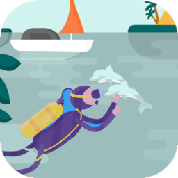 Angry Sharks Fishing Game أيقونة