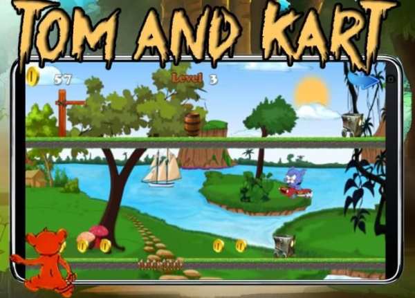 Tom and Kart Racing скриншот 1