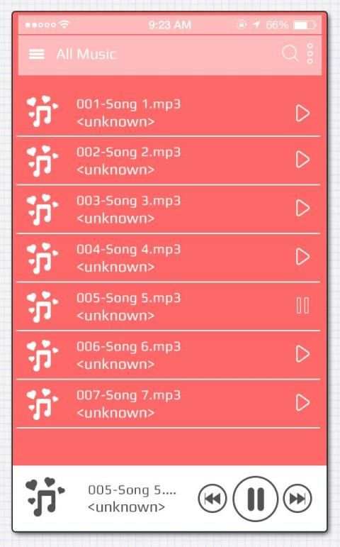 Music Player 4 تصوير الشاشة