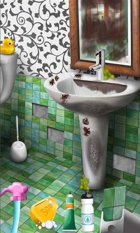 Fun Bathroom Cleaning Game screenshot 2