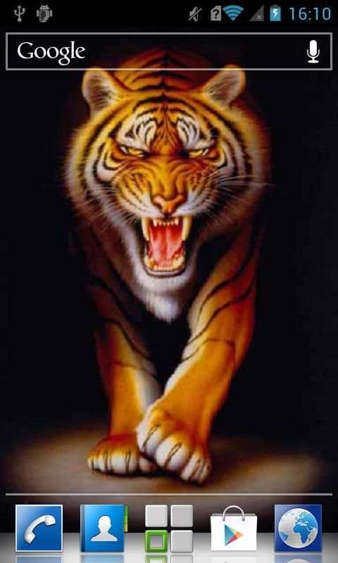 Tiger live wallpaper screenshot 1