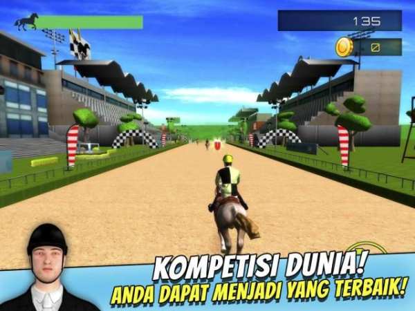3D Pacuan Kuda dengan Hambatan screenshot 7