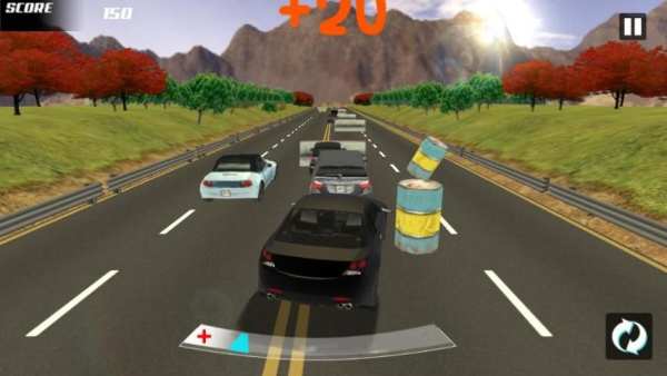 Turbo Lalu Lintas Mobil Racing screenshot 3