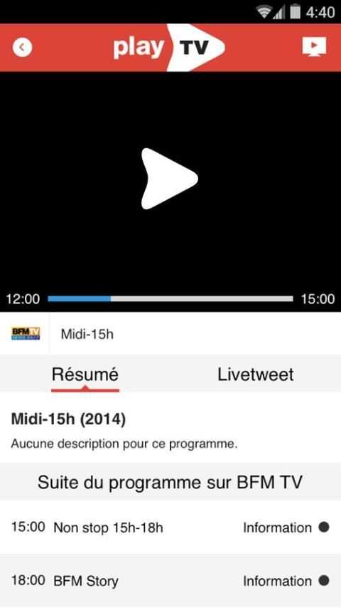 Play TV 3 تصوير الشاشة