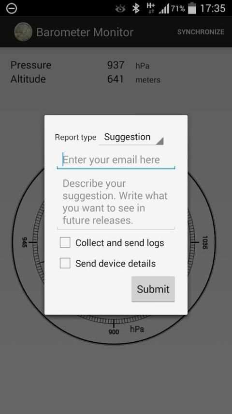 Barometer Monitor screenshot 1