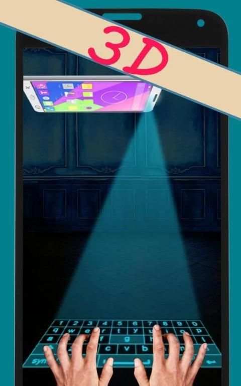 كيبورد ليزر ثري دي Prank screenshot 4