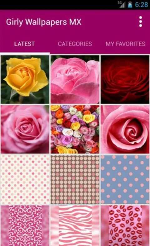 Girly Wallpapers MX 2 تصوير الشاشة