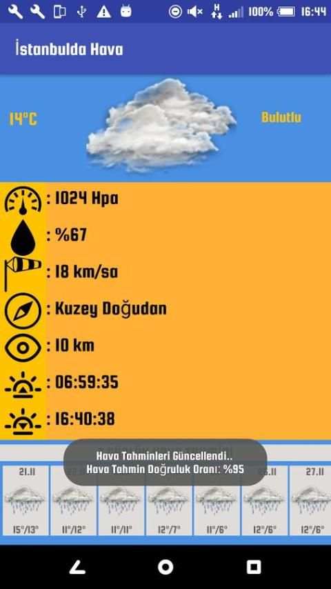 İstanbulda Hava screenshot 1