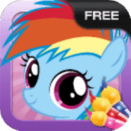Little Pony Coloring Game أيقونة