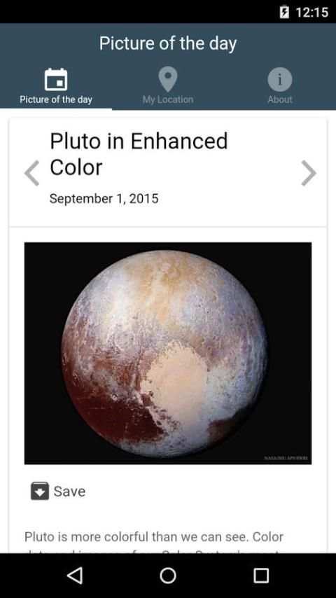 Pictures from Nasa screenshot 3