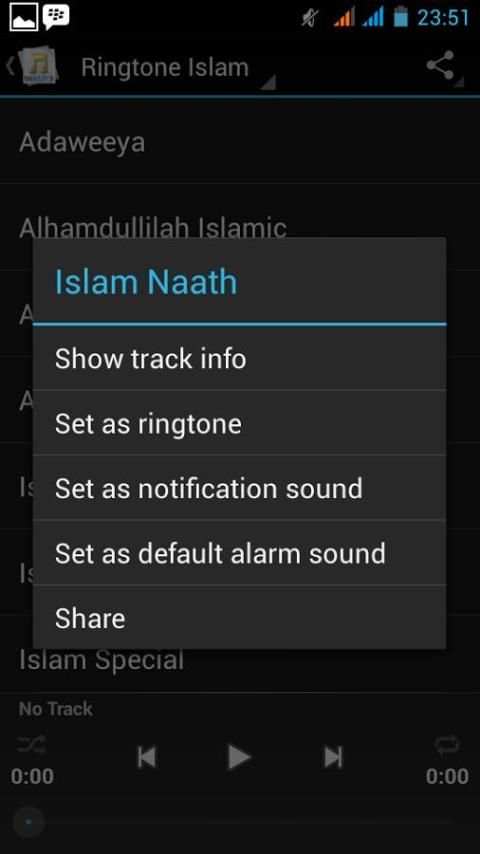 Ringtone Islam 1 تصوير الشاشة